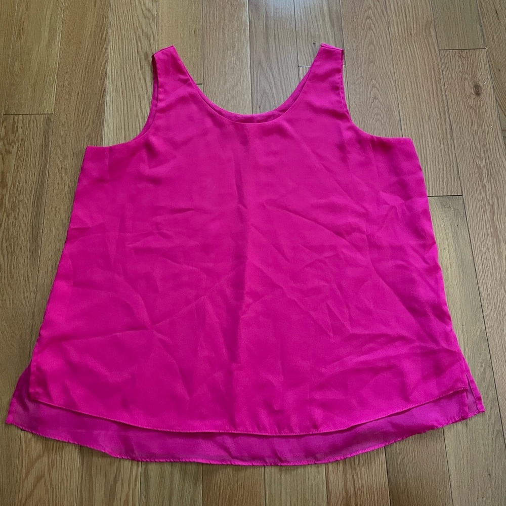 Cato Hot Pink Tank Top size L